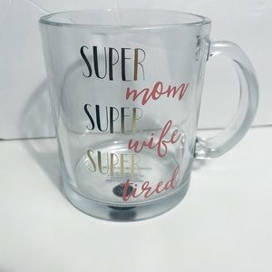SUPER mom SUPER wife SUPER tired Gift Mug